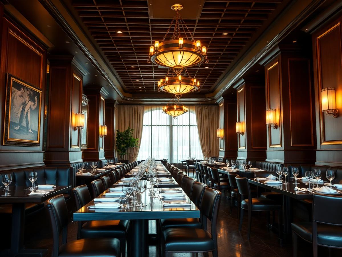 Restaurant hall